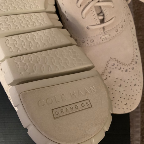 Cole Haan Zerogrand Ironstone Stitchlite/Ivory Oxfords